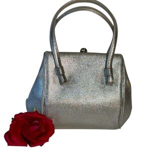 VTG After Five Elegant Silver Handbag Fairy-core